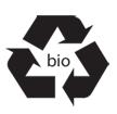 Symbol for a biodegradable product