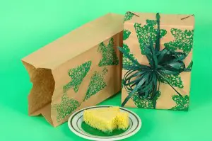 Eco friendly gift wrap for Christmas