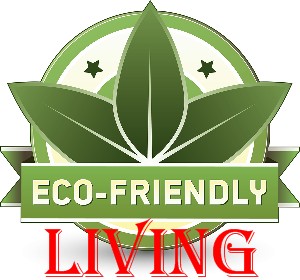 Eco living illustration emblem